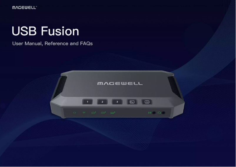 Image de la première page du manuel de l'appareil USB Fusion