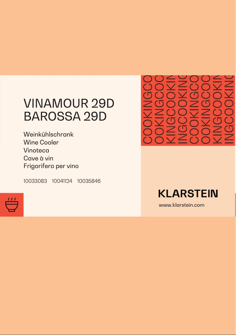Image de la première page du manuel de l'appareil Vinamour 29D