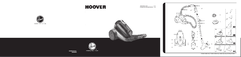 Page 1 de la notice Manuel utilisateur Hoover Reactiv RC1410 019