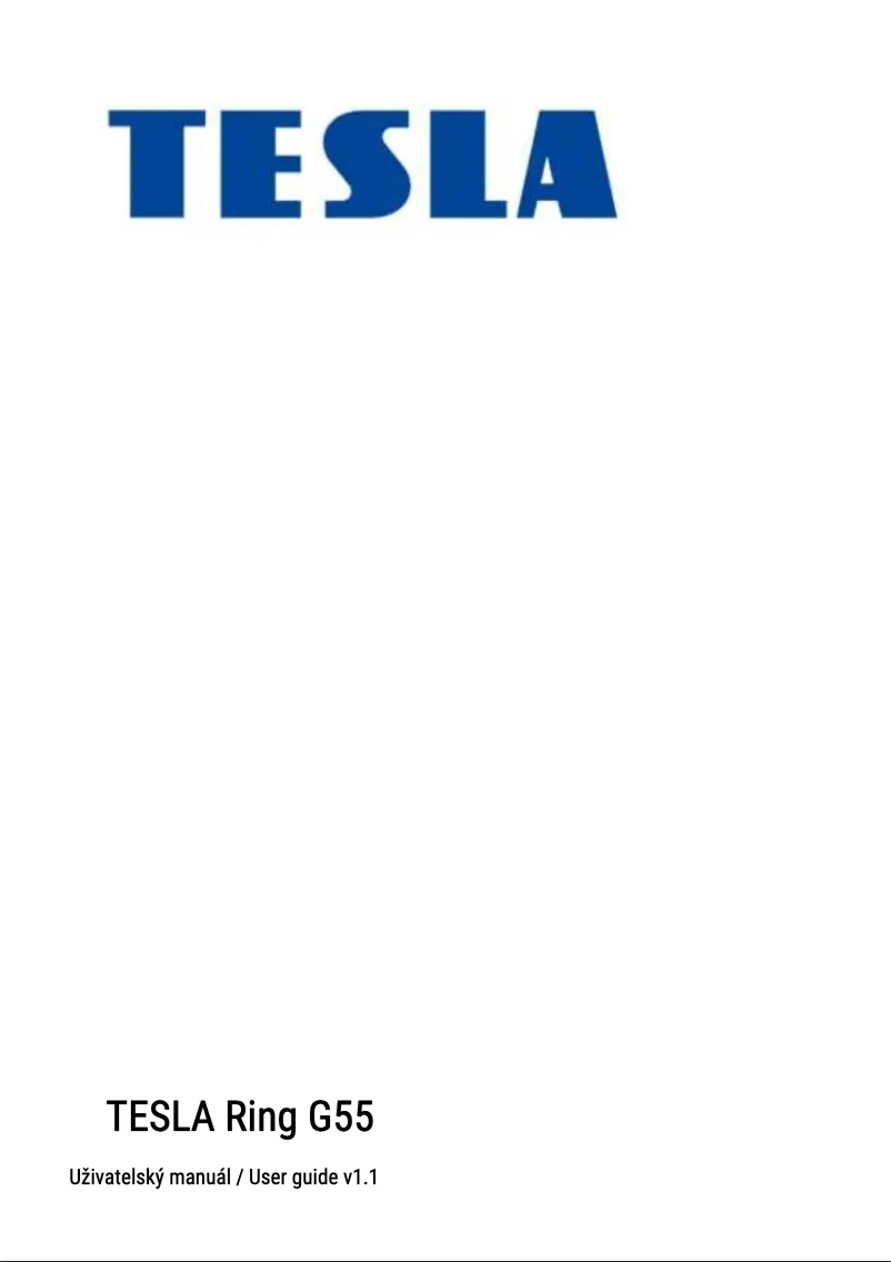 Image de la première page du manuel de l'appareil Ring G55