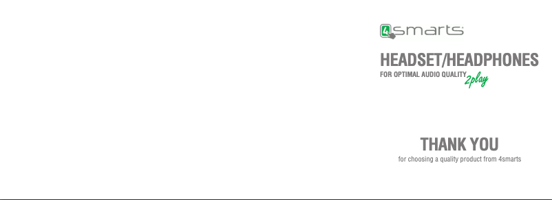 Page 1 de la notice Manuel utilisateur 4smarts Melody