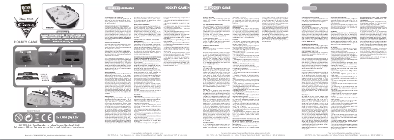 Page n°1 - Manuel utilisateur IMC Toys 250253