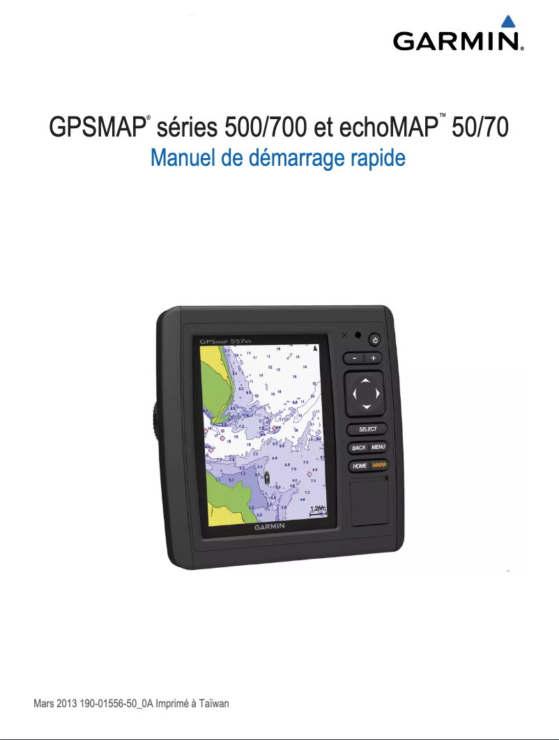 Page n°1 - Manuel utilisateur Garmin GPSMAP 751xs