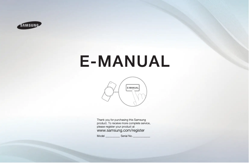 Página 1 del manual Manual de usuario Samsung UE46EH5007K