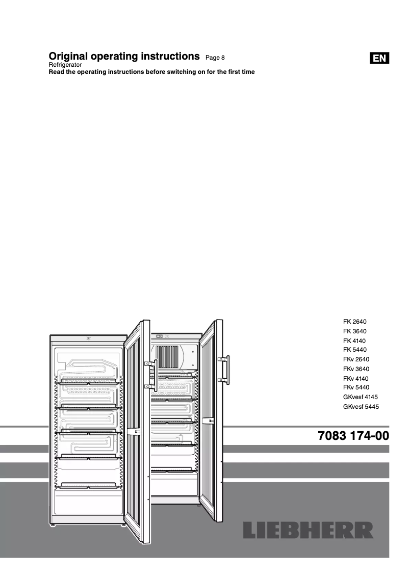 Image de la première page du manuel de l'appareil FKv 5440