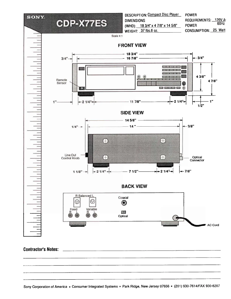 Image de la première page du manuel de l'appareil CDP-X77ES