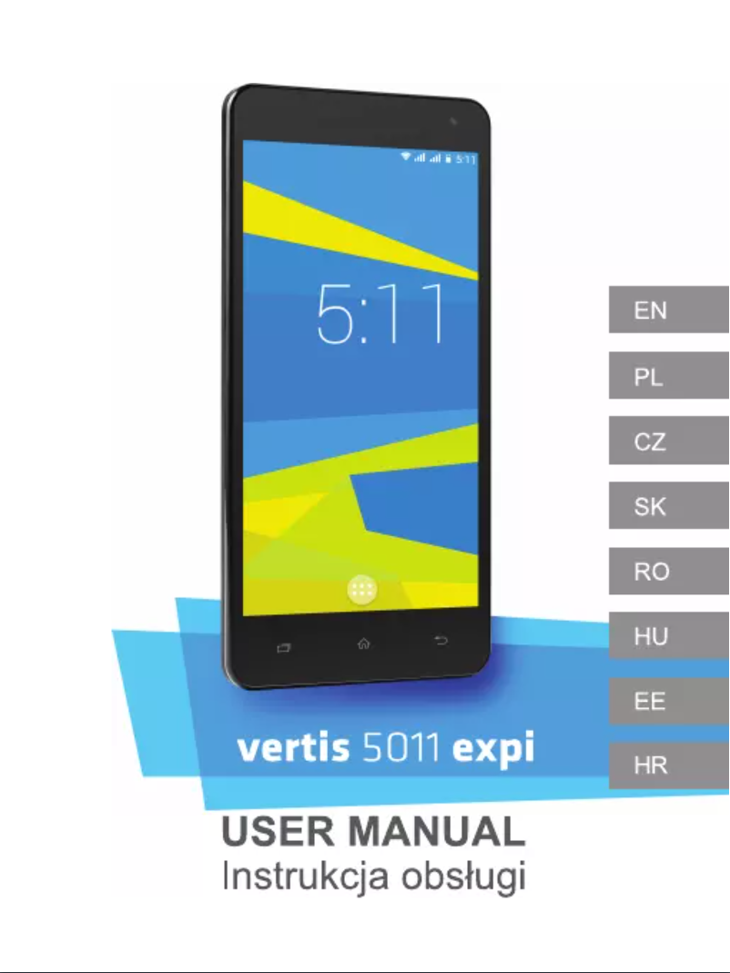Page 1 of the manual User Manual Overmax Vertis 5011 Expi