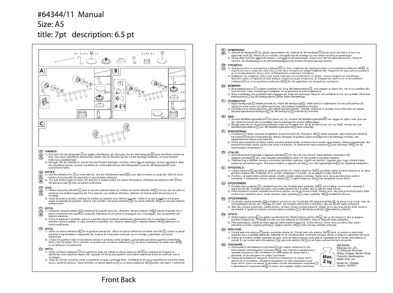 Image de la première page du manuel de l'appareil IAN 64344