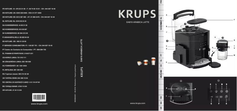 Page n°1 - Manuel utilisateur Krups Essential EA819
