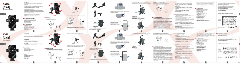 Page n°1 - Manuel utilisateur Xblitz GX4