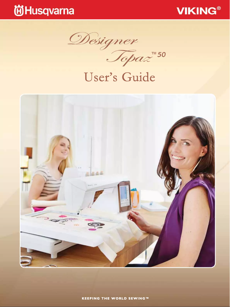 Page n°1 - Manuel utilisateur Husqvarna Designer Topaz 25
