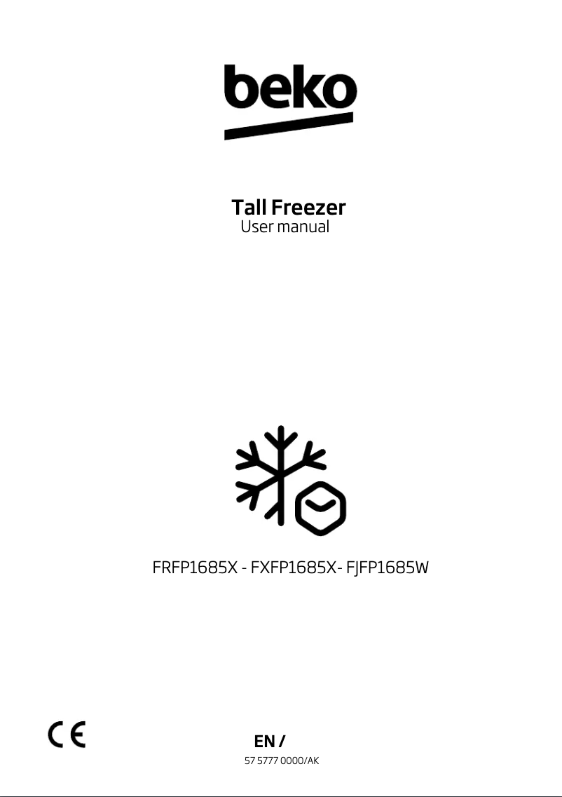 Page 1 de la notice Manuel utilisateur Beko FJFP1685