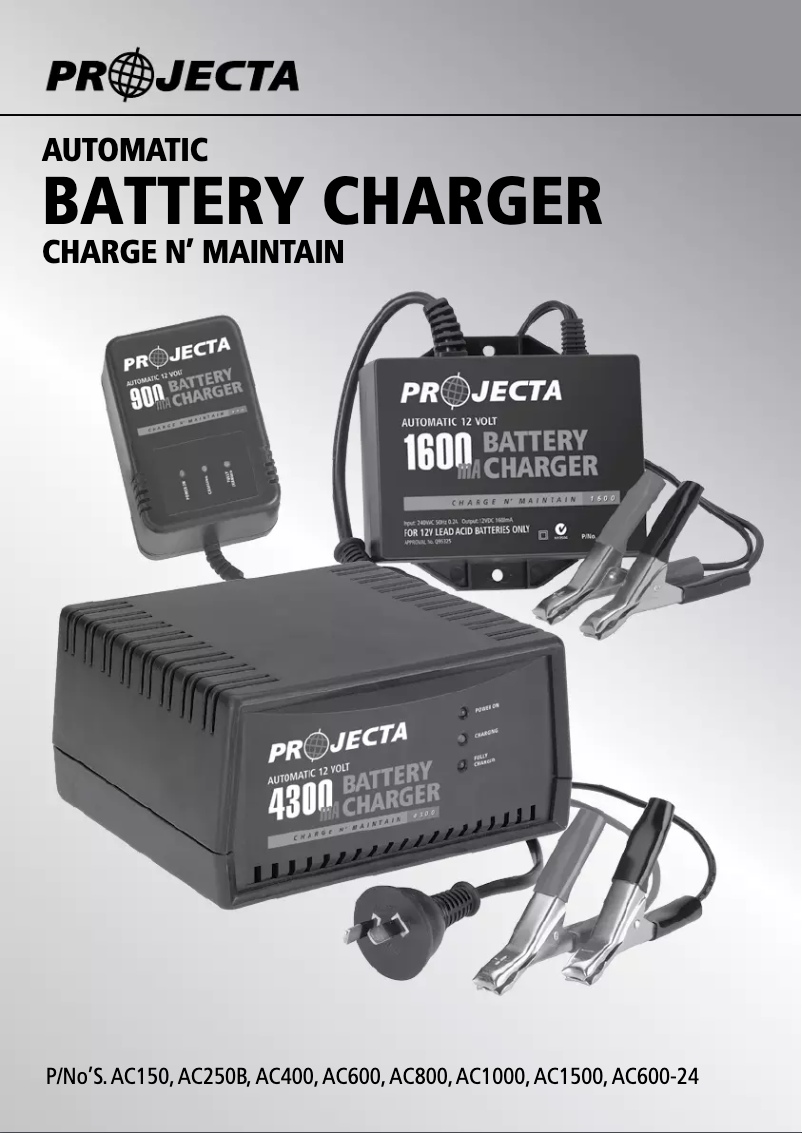 Image de la première page du manuel de l'appareil AC250B