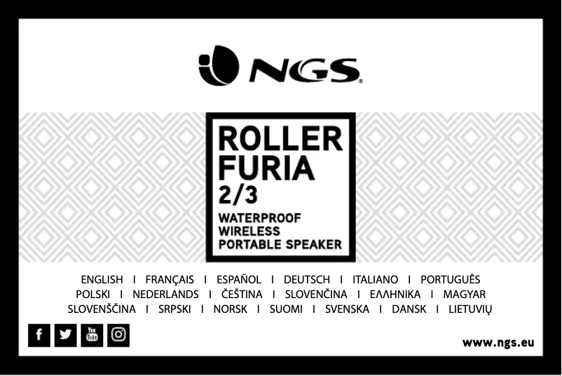 Image de la première page du manuel de l'appareil Roller Furia 2