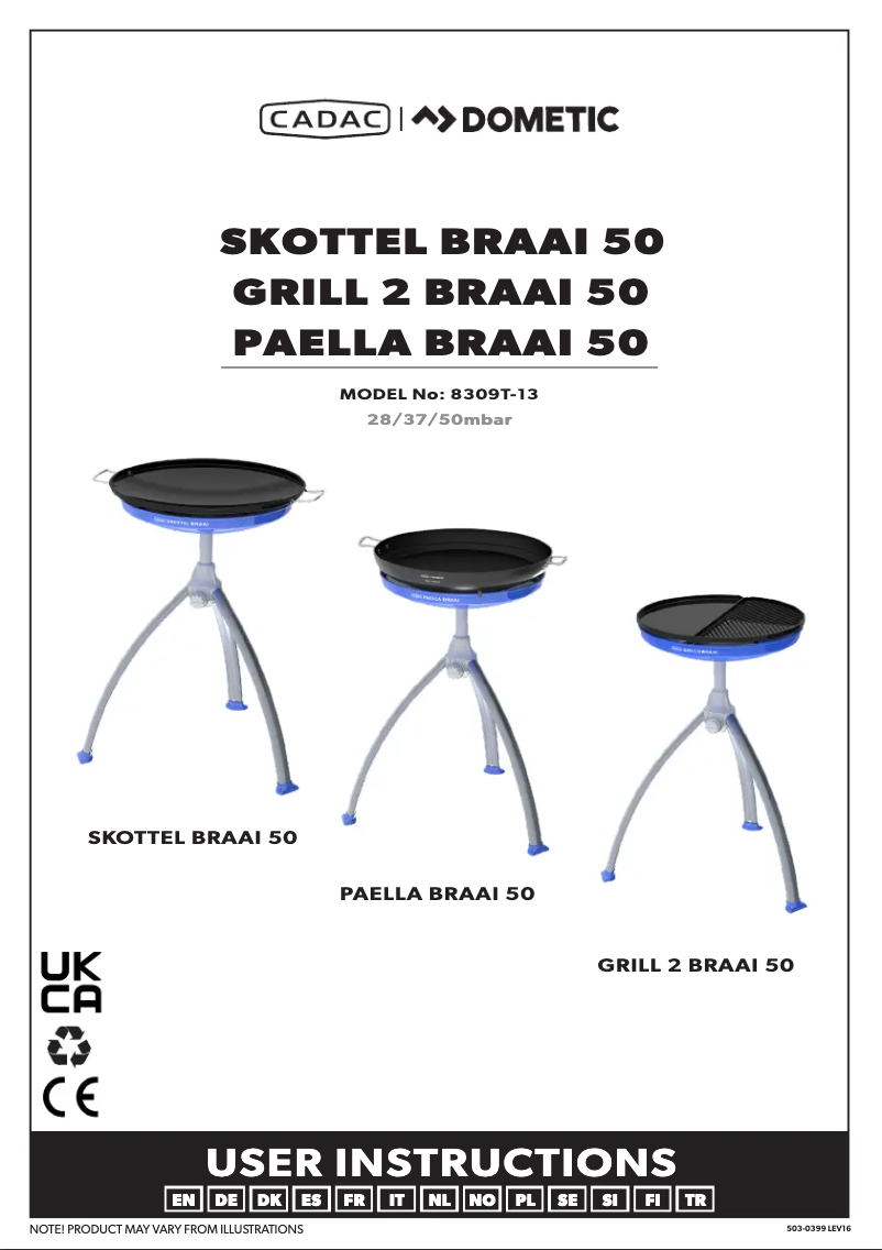 Image de la première page du manuel de l'appareil Grill2Braai