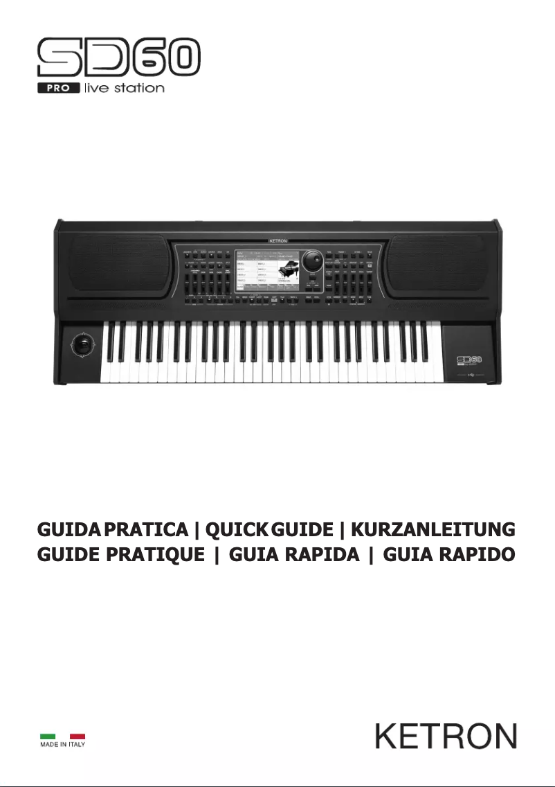 Page 1 de la notice Manuel utilisateur Ketron SD60
