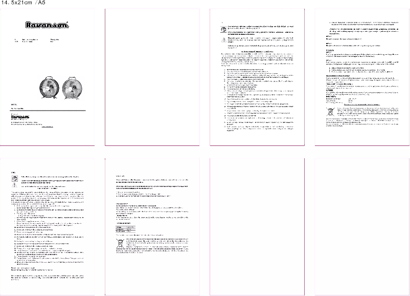 Page 1 de la notice Manuel utilisateur Ravanson WT-9CZ