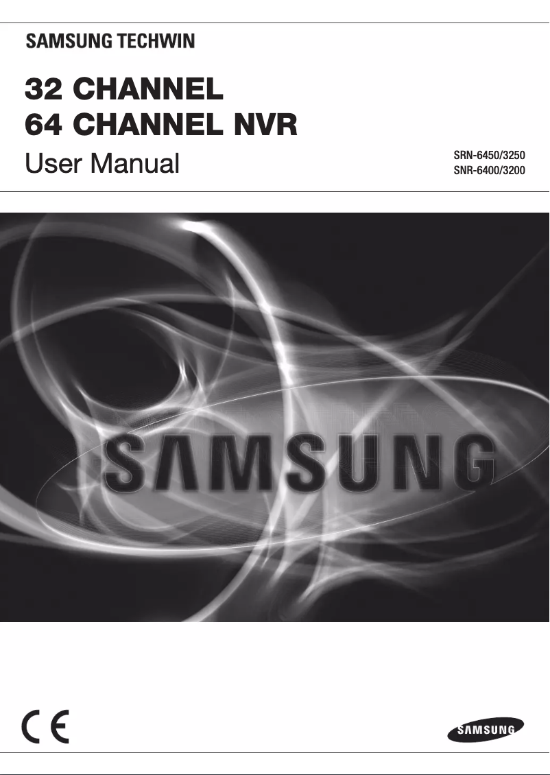 Page n°1 - Manuel utilisateur Wisenet SNR-3200