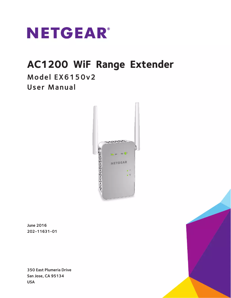 Page n°1 - Manuel utilisateur Netgear EX6150v2
