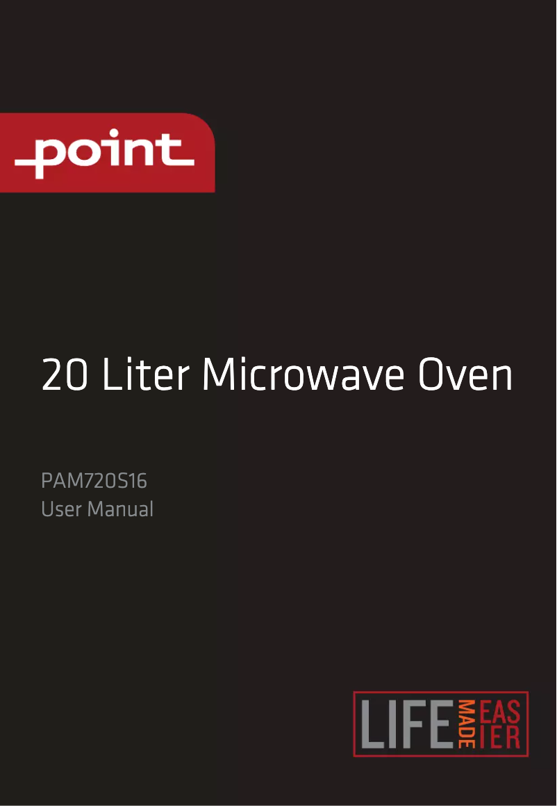 Page n°1 - Manuel utilisateur Point PAM720S16