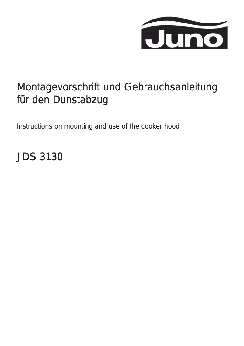 Page 1 de la notice Manuel utilisateur Juno JDS3130B