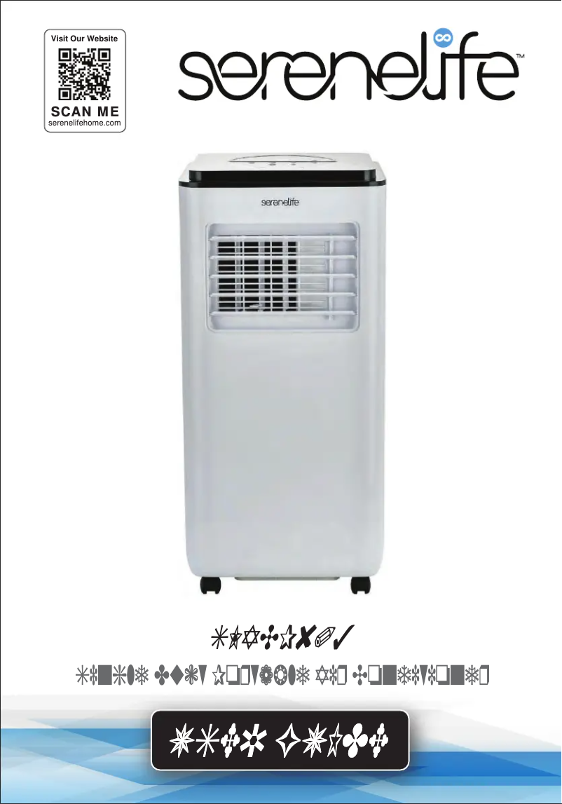 Page n°1 - Manuel utilisateur SereneLife SLACP803