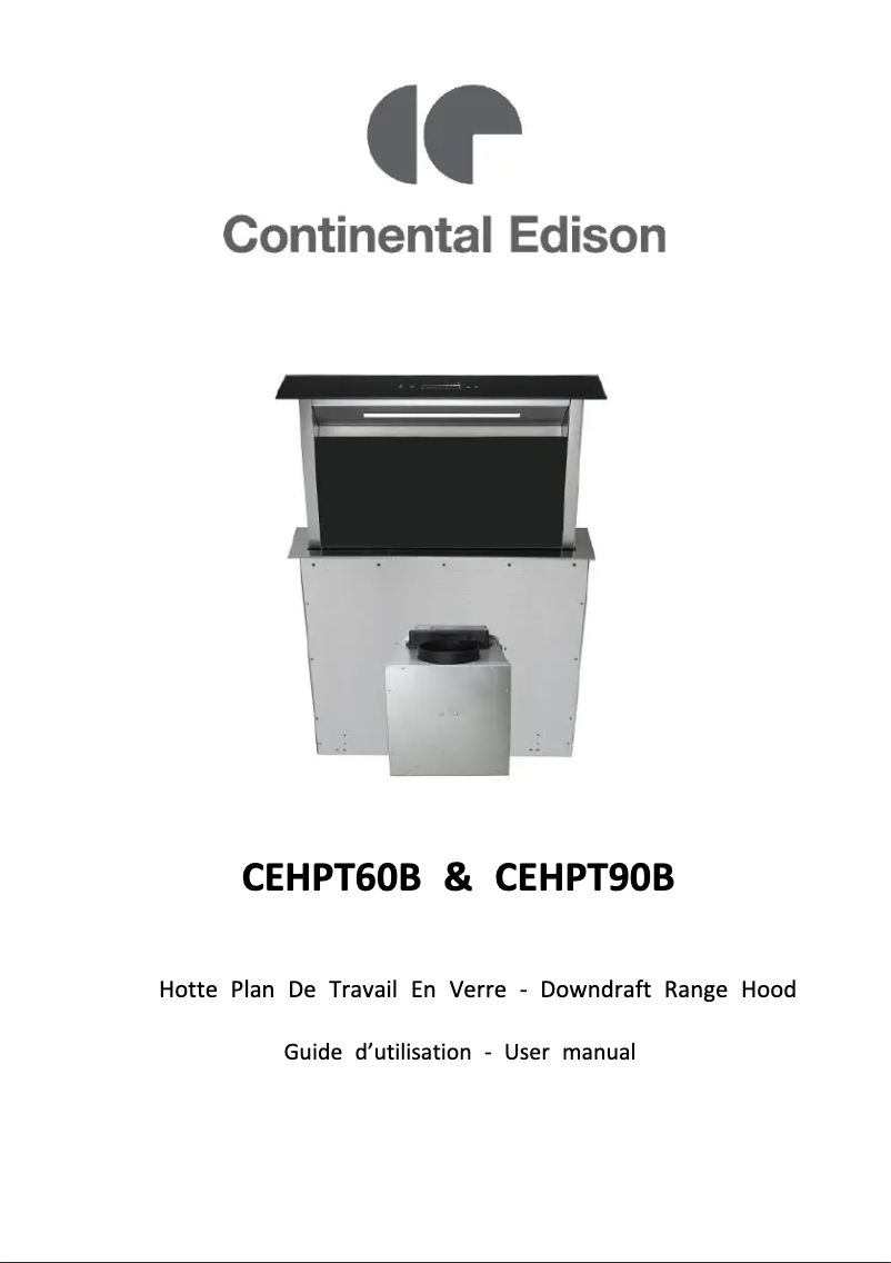 Page n°1 - Manuel utilisateur Continental Edison CEHPT60B