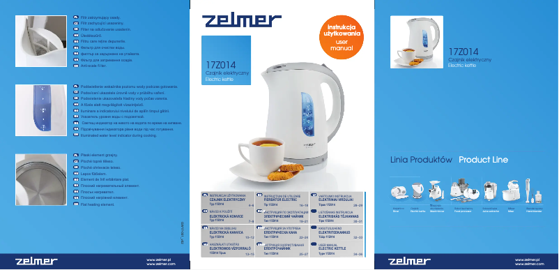 Page 1 de la notice Manuel utilisateur Zelmer ZCK0273S