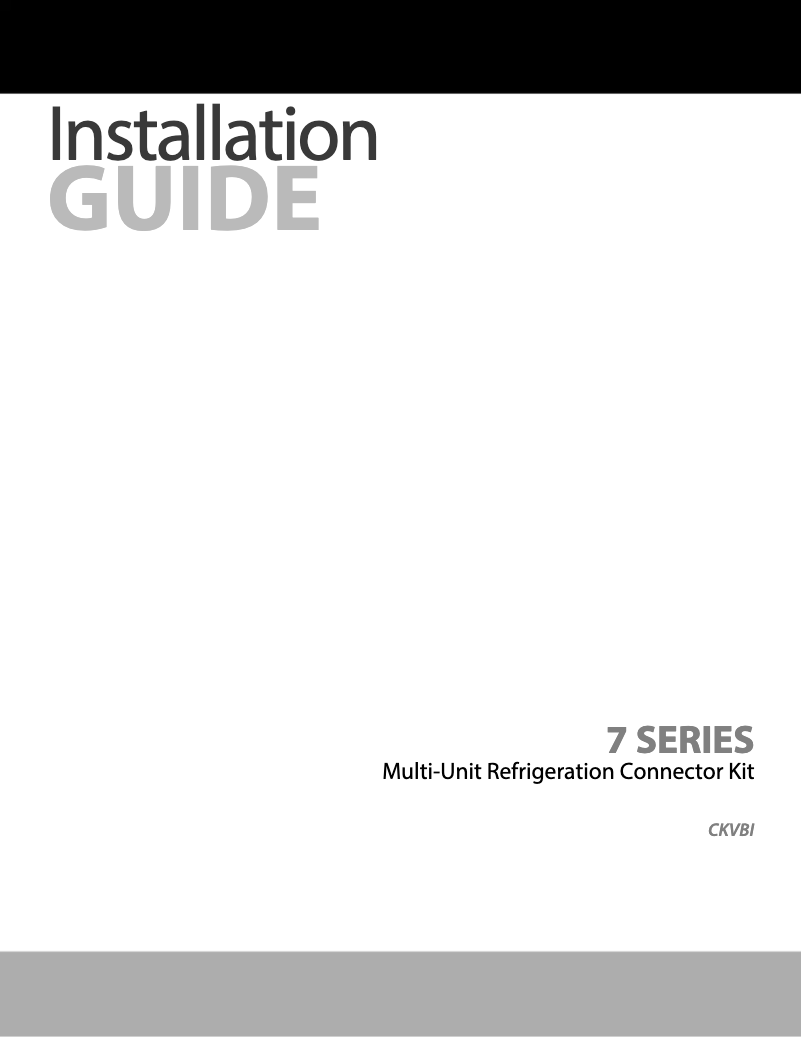 Page 1 de la notice Guide d'installation Viking VBI7360WLSS