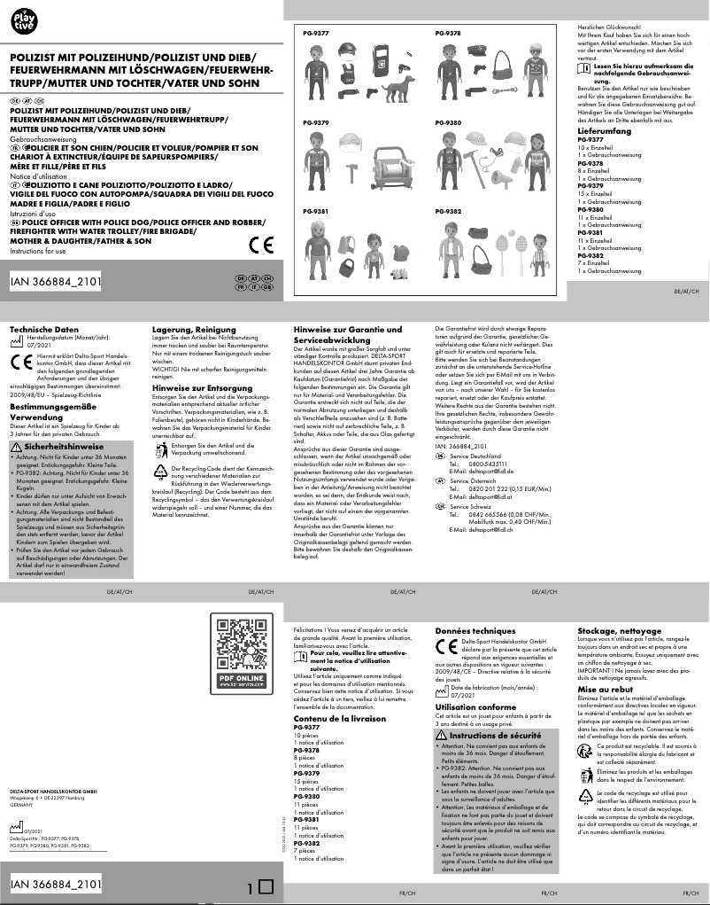 Imagen de la primera página del manual del dispositivo IAN 366884