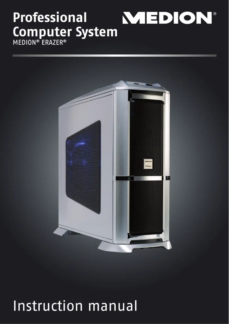 Image de la première page du manuel de l'appareil Akoya E4055 D (MD 8365)