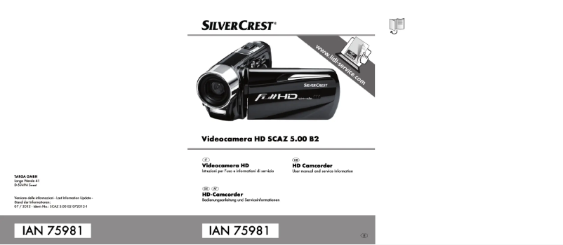 Image de la première page du manuel de l'appareil SCAZ 5.00 B2