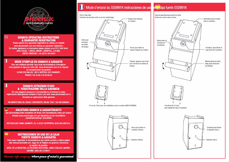 Image de la première page du manuel de l'appareil SS0991KD