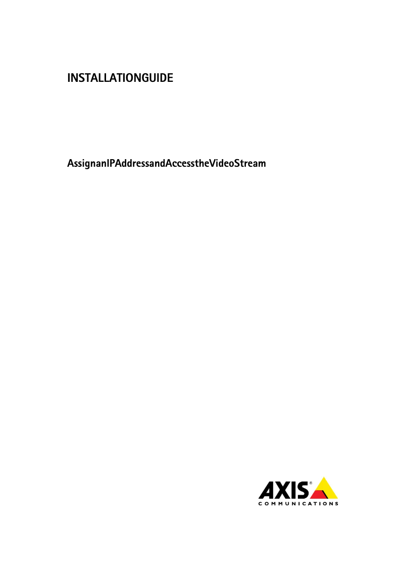 Image de la première page du manuel de l'appareil Q3504-V