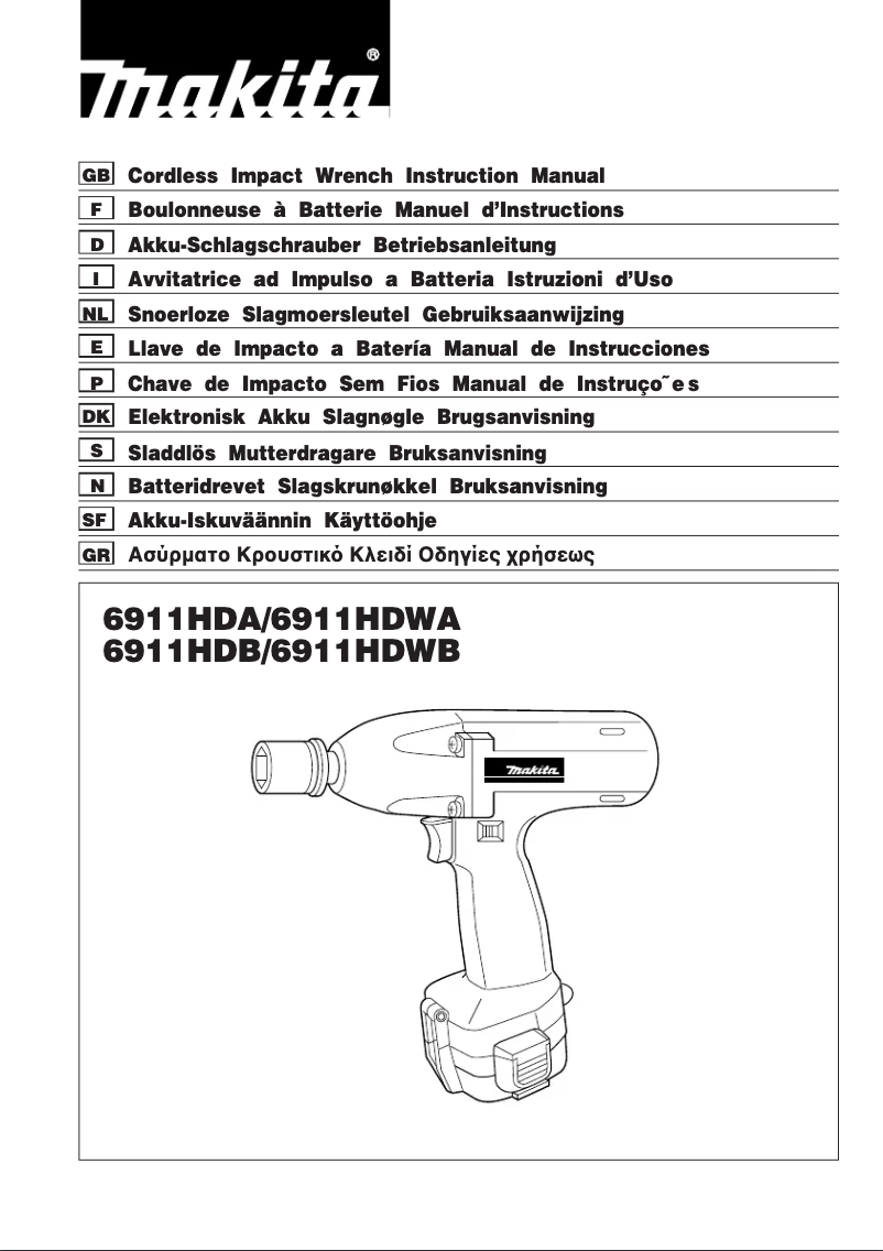 Page 1 de la notice Manuel utilisateur Makita 6911HDA