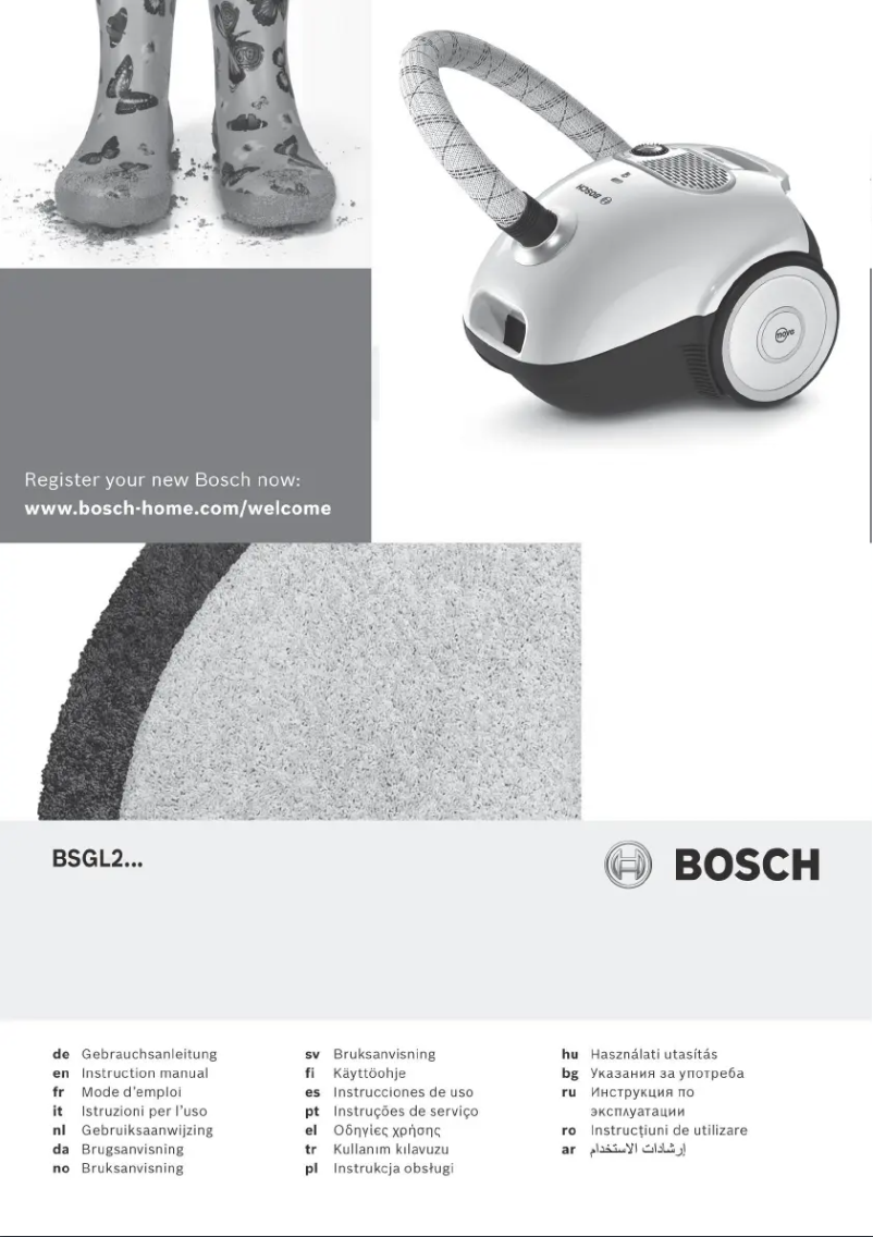 Página 1 del manual Manual de usuario Bosch BSGL2MOVE8