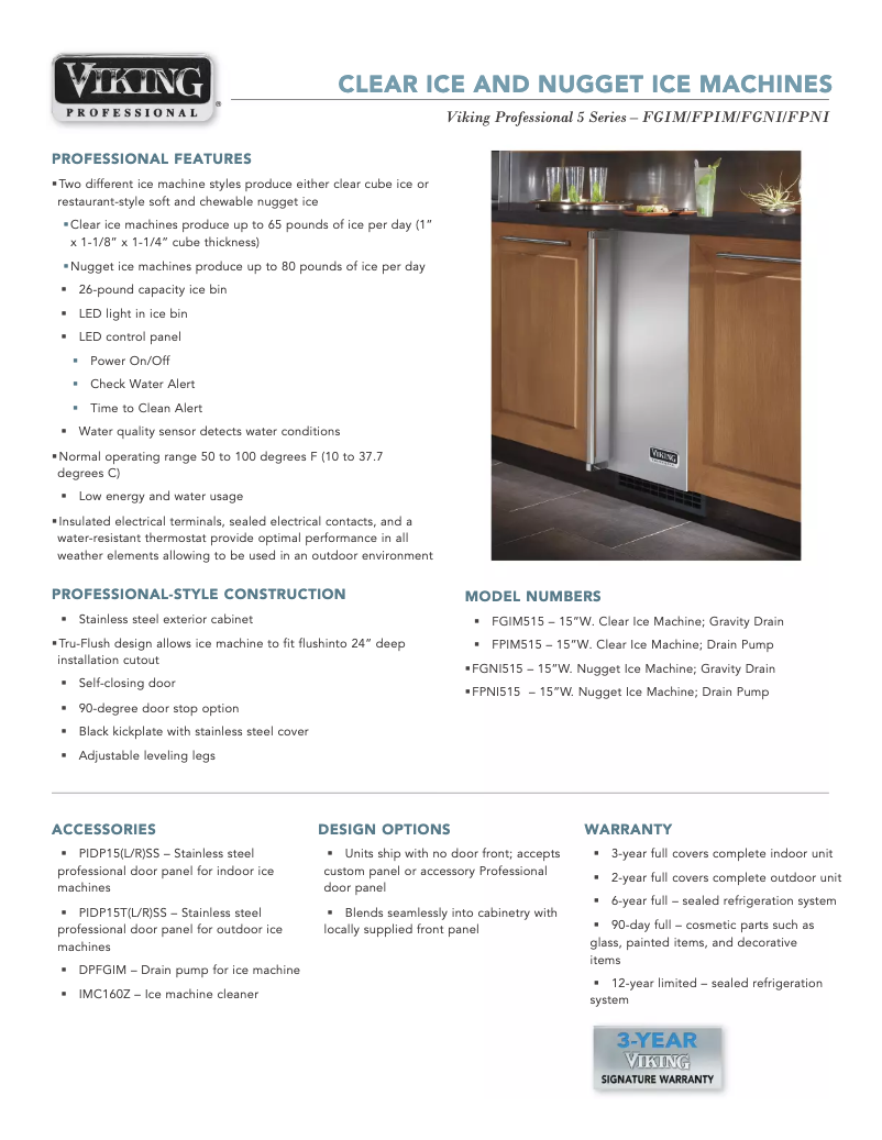 Image de la première page du manuel de l'appareil FGNI515