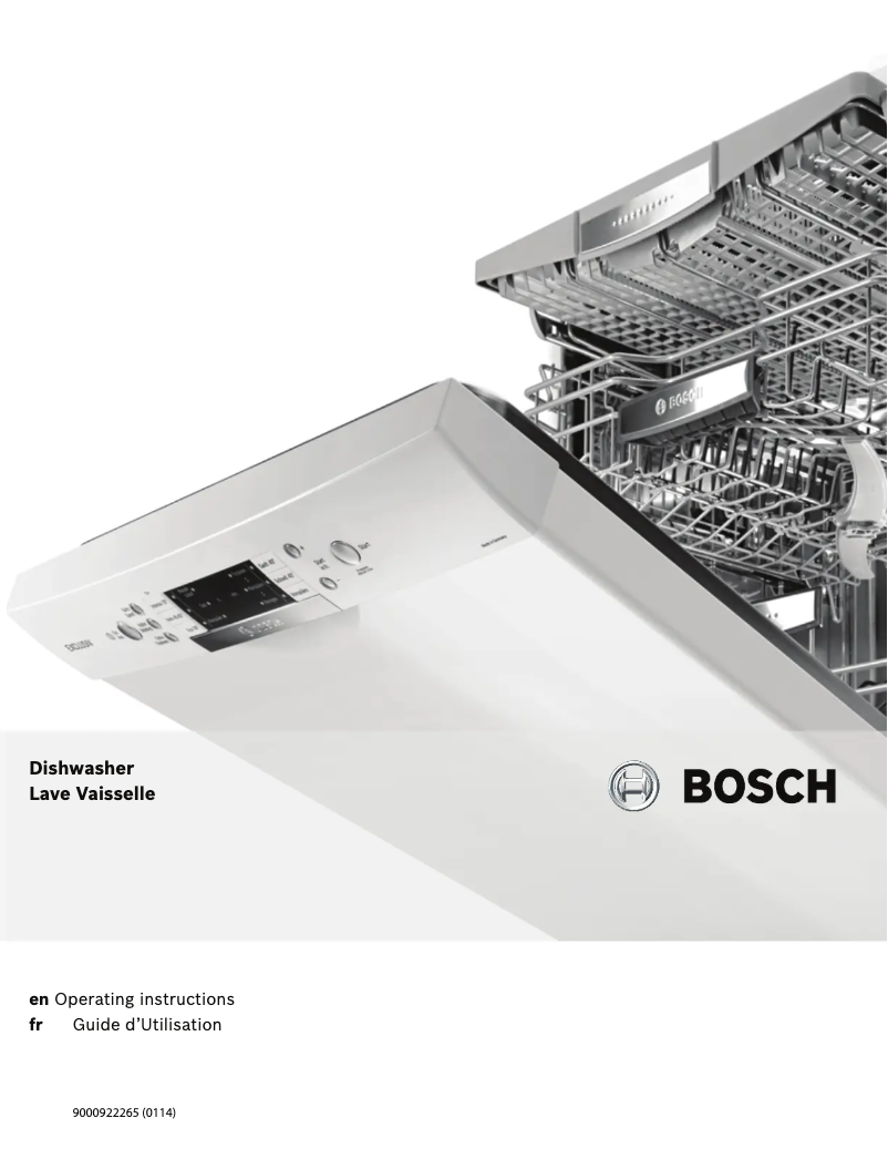 Page n°1 - Manuel utilisateur Bosch SHE9PT55UC