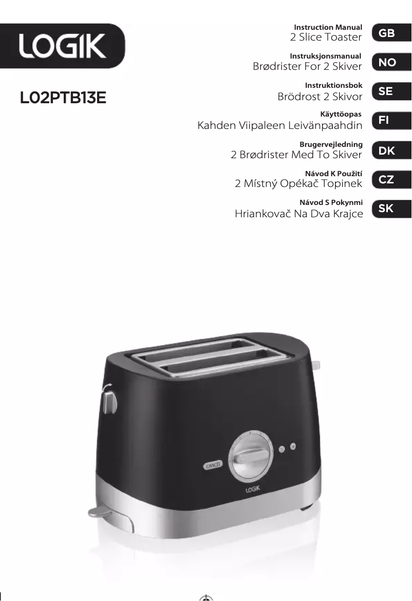 Page 1 de la notice Manuel utilisateur Logik L02PTB13E