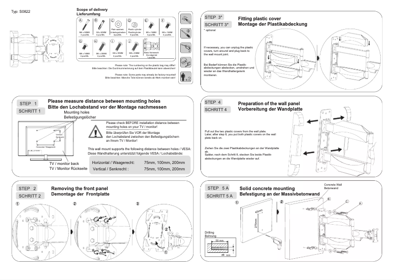 Page 1 de la notice Manuel utilisateur Ricoo S0822