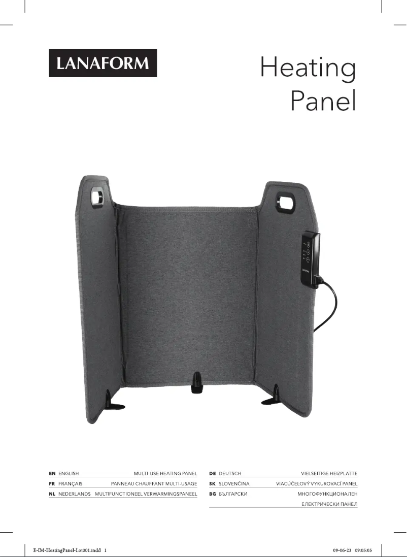Page n°1 - Manuel utilisateur Lanaform Heating Panel