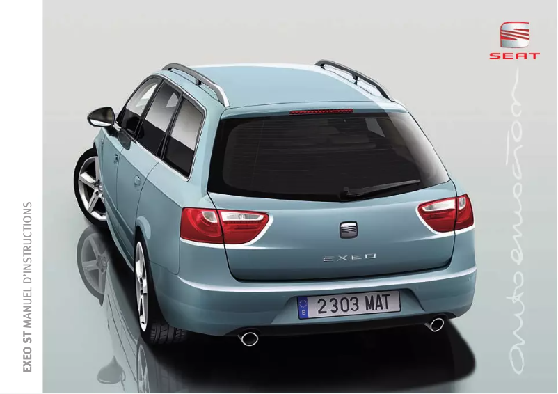 Page 1 de la notice Manuel utilisateur Seat Exeo ST (2010)