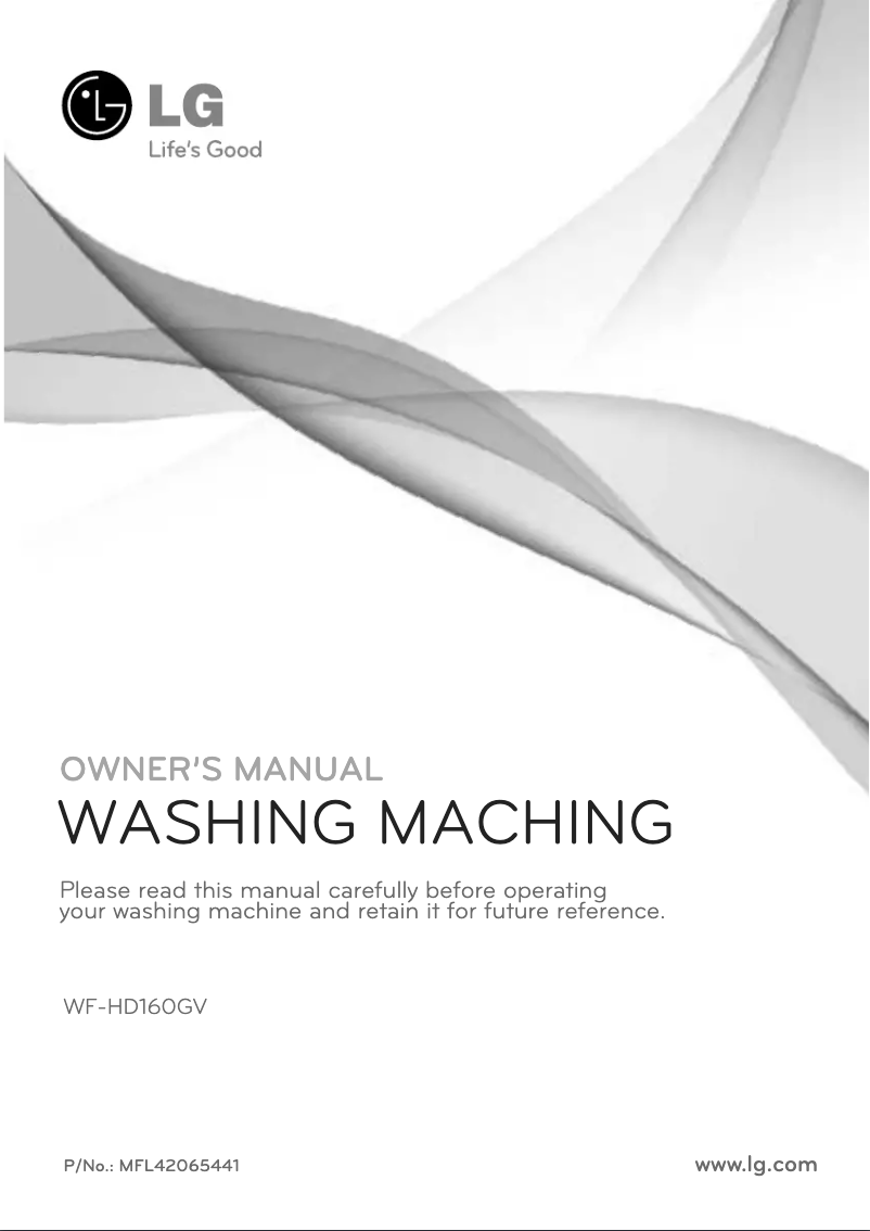 Image de la première page du manuel de l'appareil WF-HD160GV