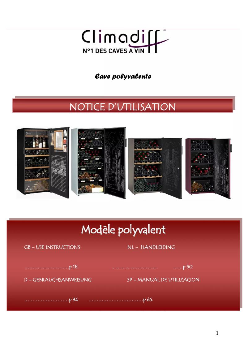 Image de la première page du manuel de l'appareil CLP170N