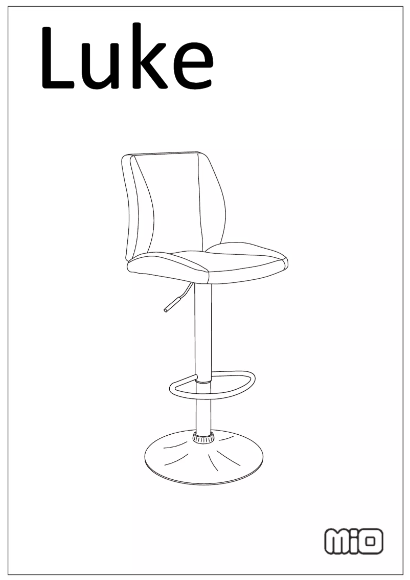 Page 1 de la notice Manuel utilisateur Mio Luke