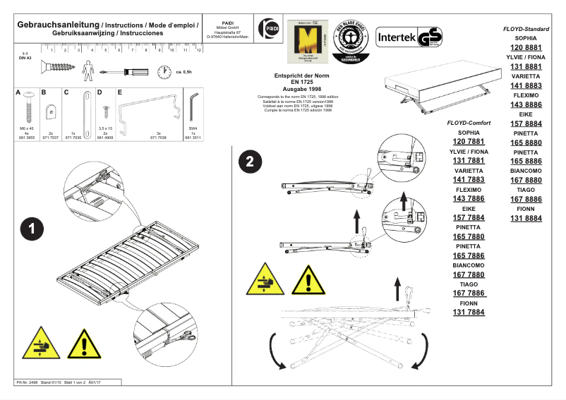 Image de la première page du manuel de l'appareil Fleximo
