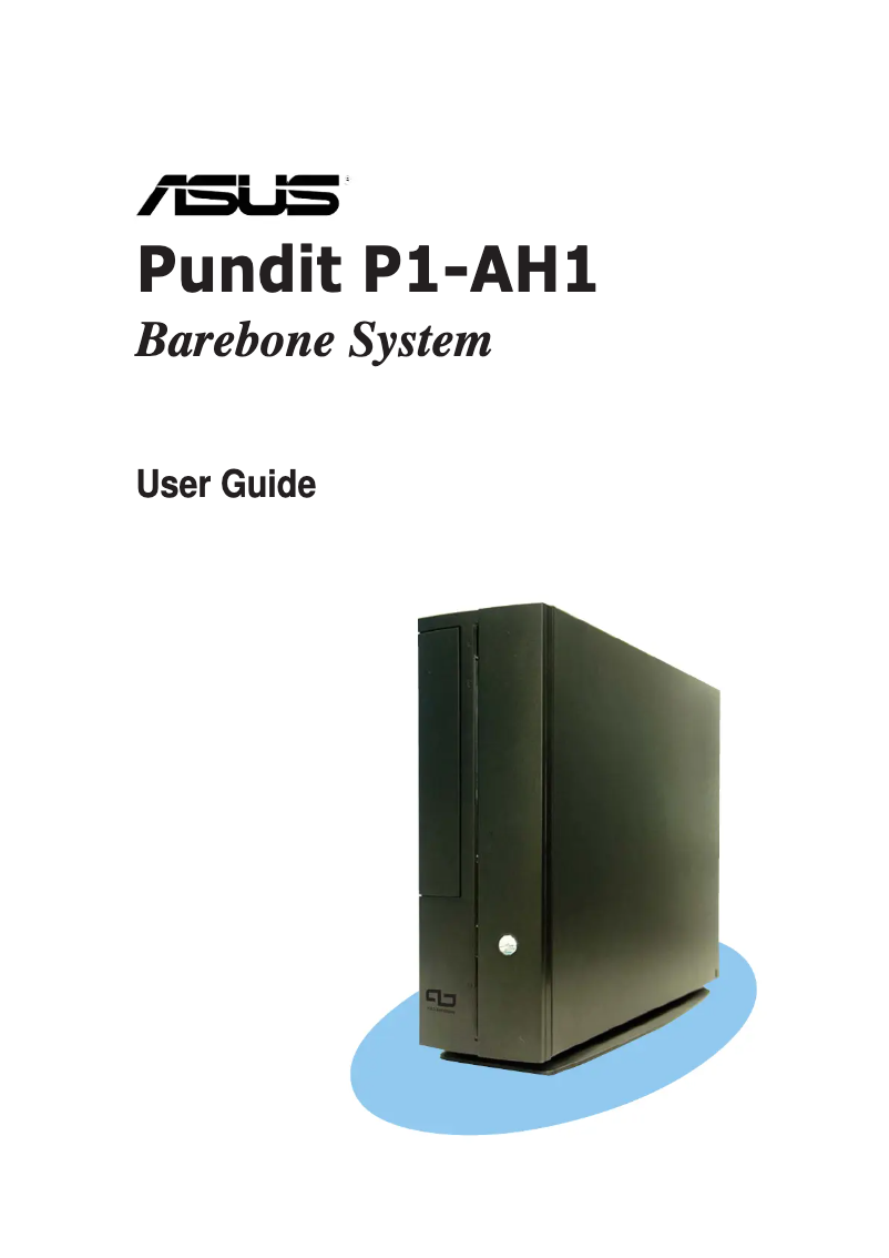 Page n°1 - Manuel utilisateur Asus P1-AH1