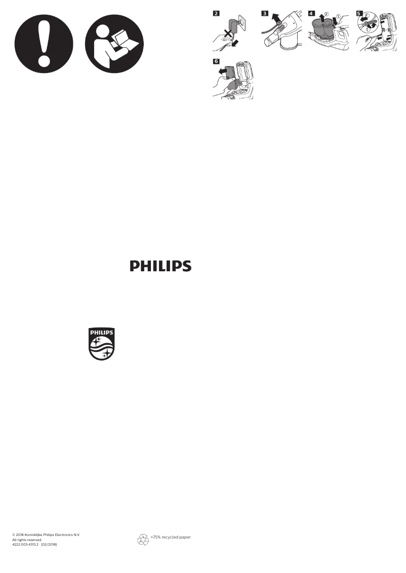 Page n°1 - Mode d'emploi Philips SpeedPro Max FC6814
