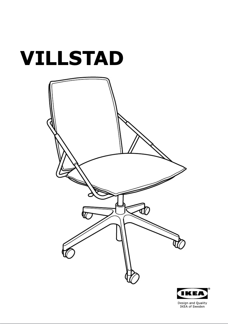 Page 1 de la notice Manuel utilisateur Ikea VILLSTAD