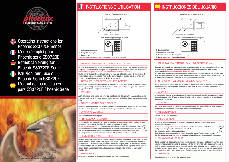 Página 1 del manual Manual de usuario Phoenix SS0721EYD